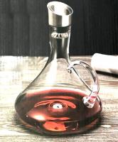 醒酒器-不鏽鋼濾渣蓋/斜口/有柄(1800c.c)