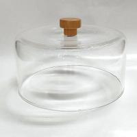 玻璃罩-木珠把 (直徑18cm)-大