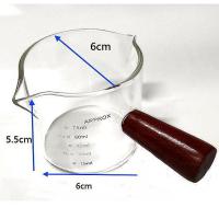 木柄耐熱雙嘴量杯-75cc